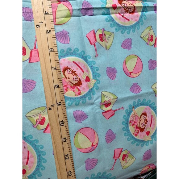 Strawberry Shortcake Beach Club Fabric by Spectra 1/2 yard x 44" Cotton - Picture 6 of 7